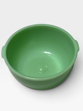 Vintage 1950’s Sunbeam Glasbake Jadeite 3 Quart Large 9” Mixing Bowl Mixmaster